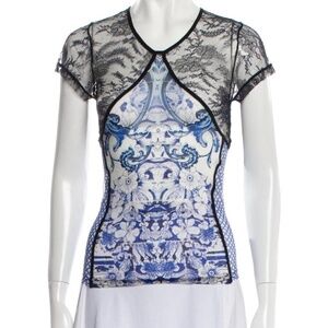 Roberto Cavalli printed silk shirt